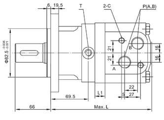 Pièces agricoles - Hydraulique - Moteur orbital 80cc Kramp