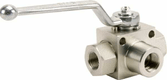 Vanne à bille 3/2-L - 3/8"BSP