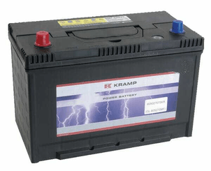 Pièces agricoles - Eclairage - Batterie 12V 105Ah 750A Kramp