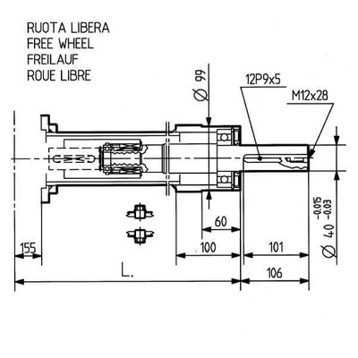 Pièces agricoles - Transmission - Boîtier TL-311D 1:3