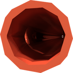 Pièces agricoles - Pièce divers - tube de support -peint--