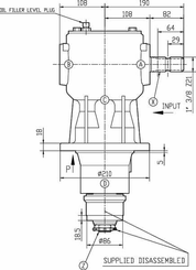 Pièces agricoles - Transmission - Boitier LF-149 B 1:1