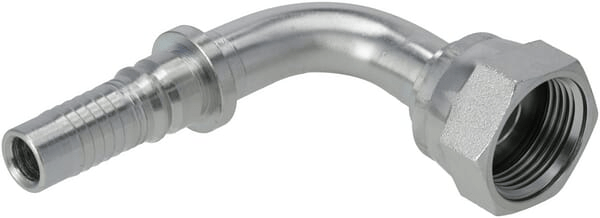 Pièces agricoles - Hydraulique - Raccord à sertir 4SH-DN16-1,3/16" ORFS-90°