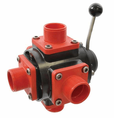 Pièces agricoles - Pièce Pulvérisateur - Vanne à billes 4/5 voies 2"