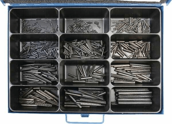 Pièces agricoles - Fasteners - Assort. goup. élast. coff. mét