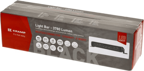 Pièces agricoles - Eclairage - Barre lumineuse de travail LED, 45W, 3780lm, rectangulaire, 12/24V, blanc/orange, 246x40x54mm prise Deutsch, Combo, droite, 9LE
