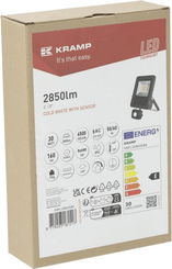 Pièces agricoles - Electricité - Projecteur LED, 30W, capteur 6500K