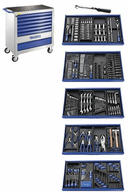 Outils - Outils divers - Servante + compo. 396 outils