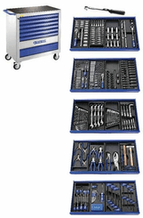 Outils - Outils divers - Servante + compo. 396 outils