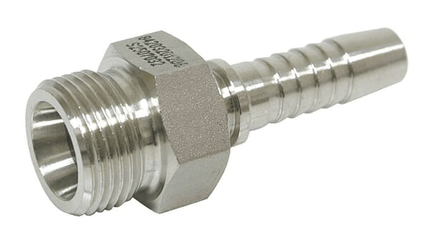 Pièces agricoles - Hydraulique - Raccord à sertir DN16-M30X2,0-20S inox