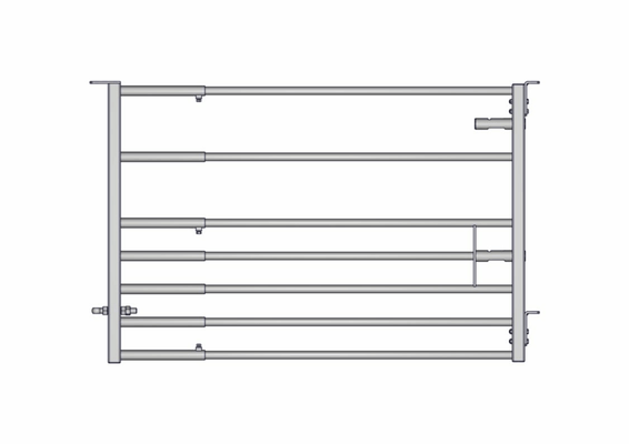 Materiels - Accessoires 200Kg-300Kg - PACK DE 7 PANNEAUX 7 LISSES PETIT BETAIL L.1/2M EMBOITEE