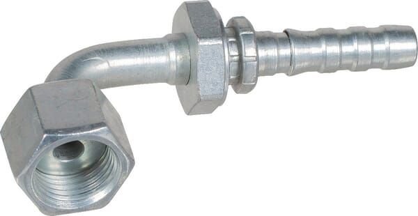 Pièces agricoles - Hydraulique - Racc. à sertir DN13-1"3/16 SAE 90°