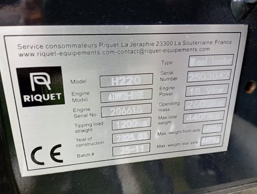 Valet de ferme Riquet HR220