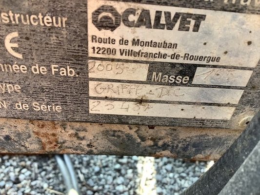 Pince à balles Calvet dc