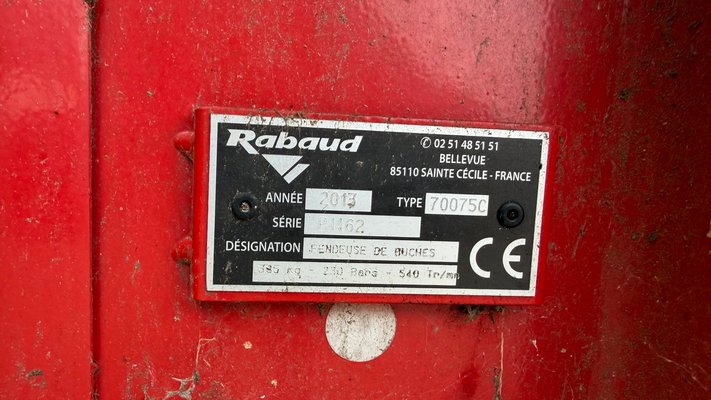 Fendeuse à bois Rabaud F18 ECO