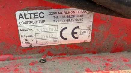 Pince à balle enrubannée Calvet M10p120 - 2