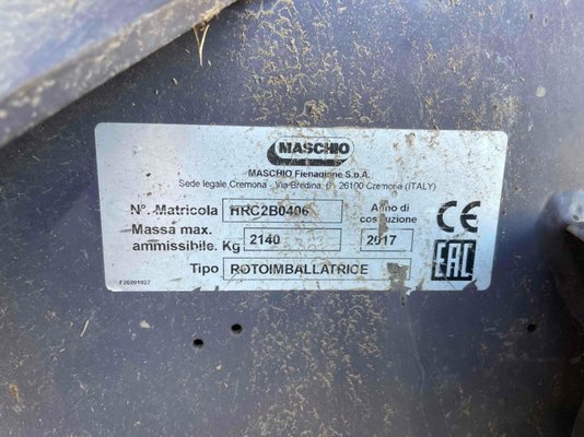 Presse à balles rondes Maschio ENTRI120