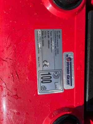 Tondeuse autoportée Colombia PL1098HC