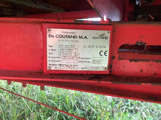 Épandeur à fumier Coutant twister 555